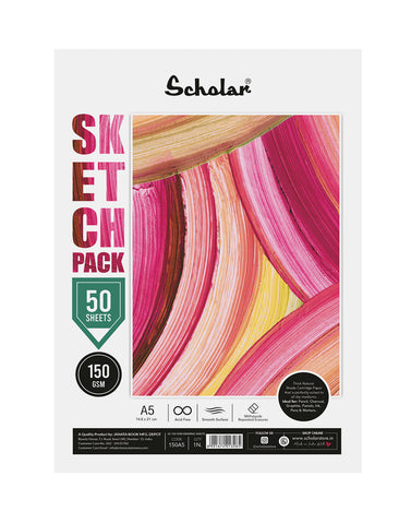 Scholar A5 Sketch Pack - 150 GSM (150A5) (Set of 4)