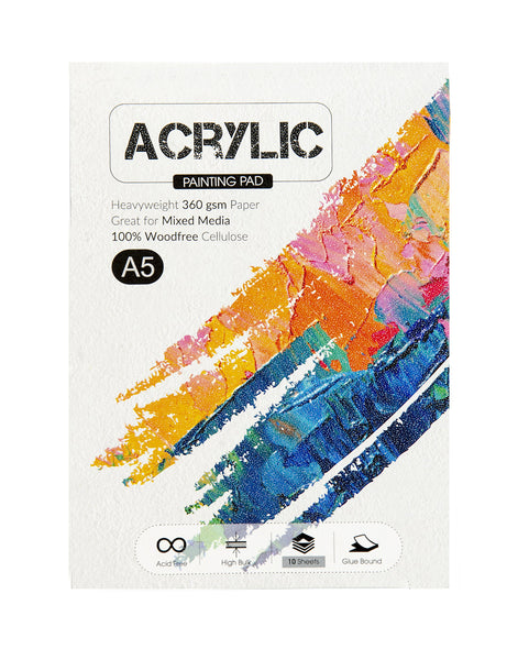 A5 Acrylic Painting Pad - 360 Gsm (ACR2) (Pack of 2)