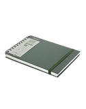 A5 Noire Sketchbook - Advanced (Green, 170 Gsm, Wire Bound) (AJW2-G)