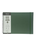 A4 Noire Sketchbook - Advanced (Green, 170 Gsm, Wire Bound) (AJW4-G)