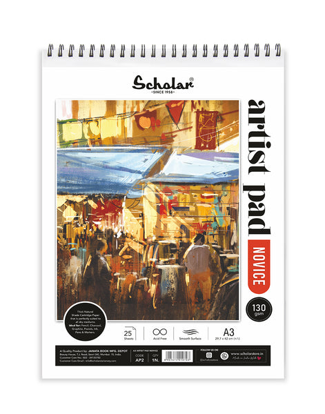 A3 Artist Pad Novice - 25 Sheets (AP2)