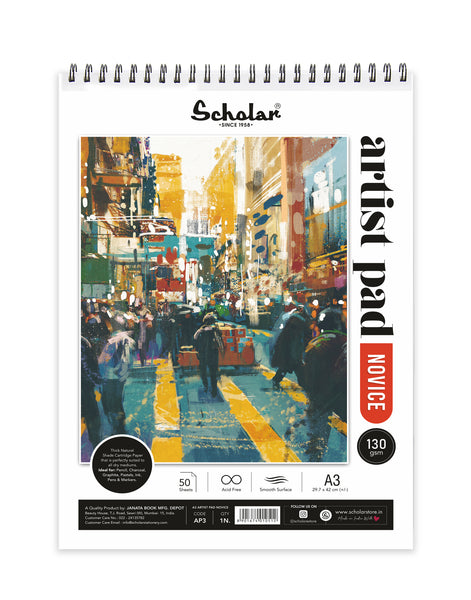 A3 Artist Pad Novice - 50 Sheets (AP3)