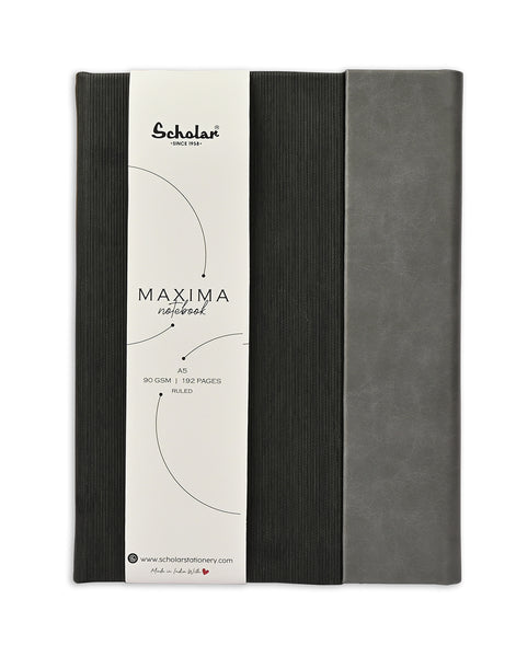 Scholar A5 Maxima Notebook - Black (MXM2-BK)