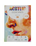 A5 Acrylic Loose Sheets - 360 Gsm (ACRL2) (Set of 2)