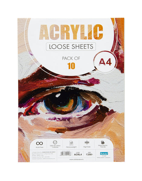 A4 Acrylic Loose Sheets - 360 Gsm (ACRL4) (Set of 2)