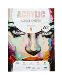 A3 Acrylic Loose Sheets - 360 Gsm (ACRL3) (Set of 2)