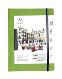 A5 Décor Sketch Book - Green (DSB2-C)