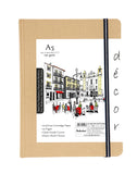 A5 Décor Sketch Book - Khakhi (DSB2-D)