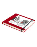Sq. Décor Sketch Book - Red  (DSB6-A)