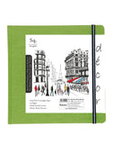 Sq. Décor Sketch Book - Green (DSB6-C)
