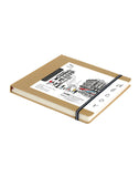 Sq. Décor Sketch Book - Khakhi  (DSB6-D)