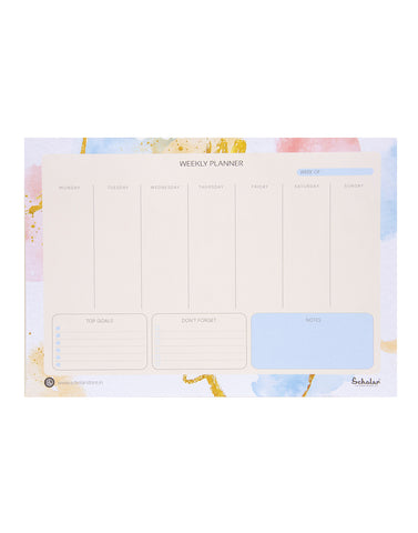 A4 WEEKLY PLANNER - LANDSCAPE (WPL4H) (Set of 2)