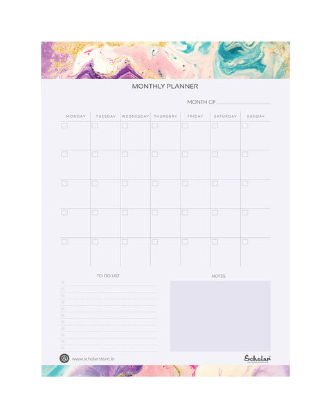 A4 MONTHLY PLANNER - PORTRAIT (MPL4V) (Set of 2)