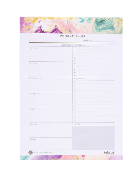A4 WEEKLY PLANNER - PORTRAIT (WPL4V) (Set of 2)