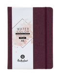 A5 Watercolor Journal Portrait (Burgundy) - 300 GSM (WJ2P-A)