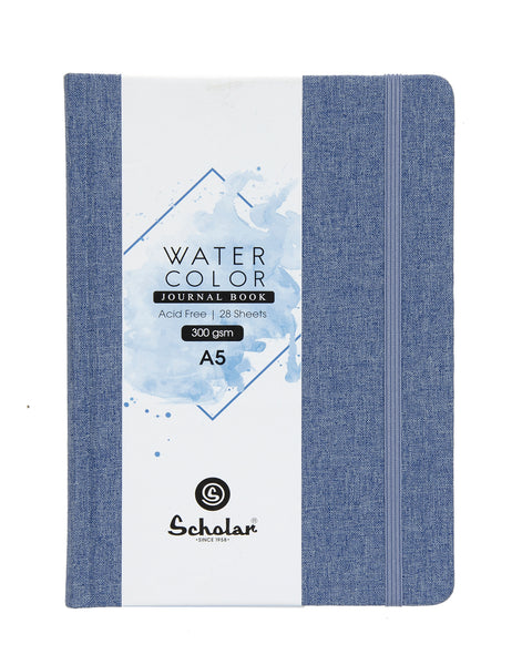 A5 Watercolor Journal Portrait (Blue) - 300 GSM (WJ2P-B)