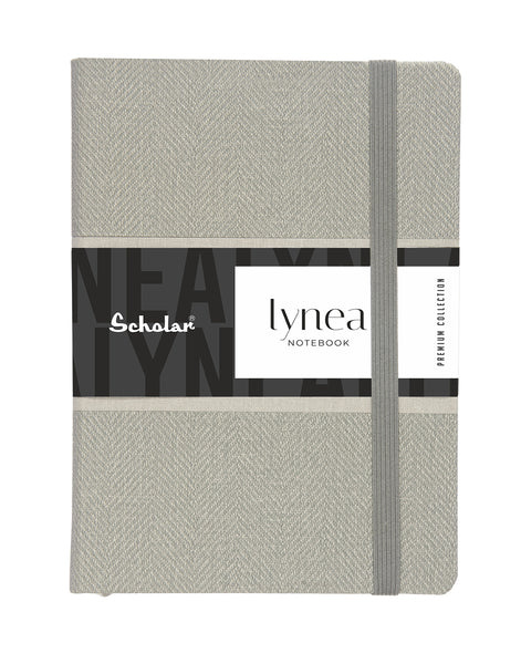 Scholar A5 Lynea Notebook - Grey (LYN2-GY)