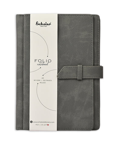 A5 FOLIO Notebook - Grey