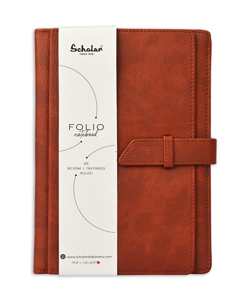 A5 FOLIO Notebook - Maroon