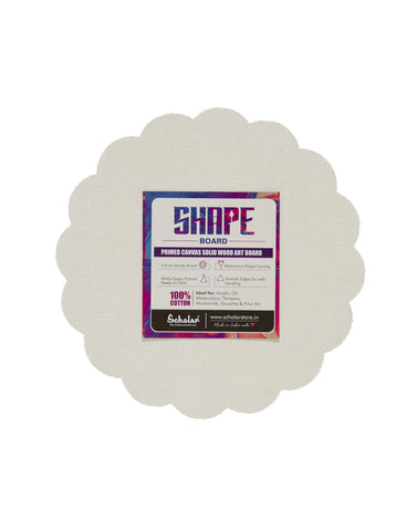 Flower Shape Canvas Board - 5" (Set of 2) (FLR5)