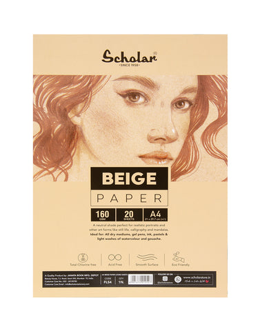 A4 FLESH BEIGE PAPER LOOSE SHEETS (FLS4)