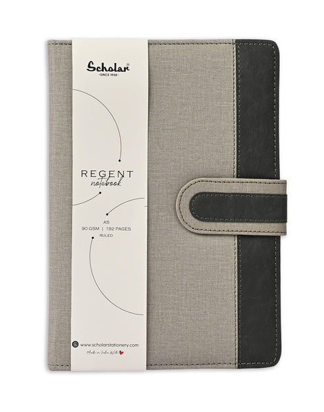 Scholar A5 Regent Notebook - Grey (RGN2-GY)