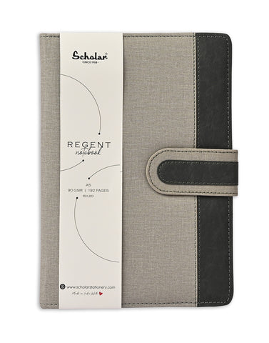 Scholar A5 Regent Notebook - Grey (RGN2-GY)