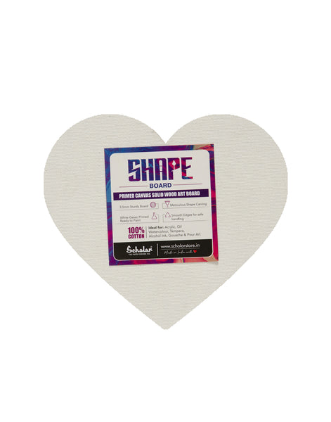 Heart Shape Canvas Board - 5" (Set of 2) (HRT5)