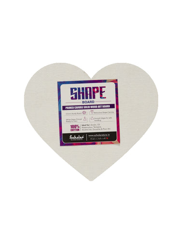 Heart Shape Canvas Board - 5" (Set of 2) (HRT5)