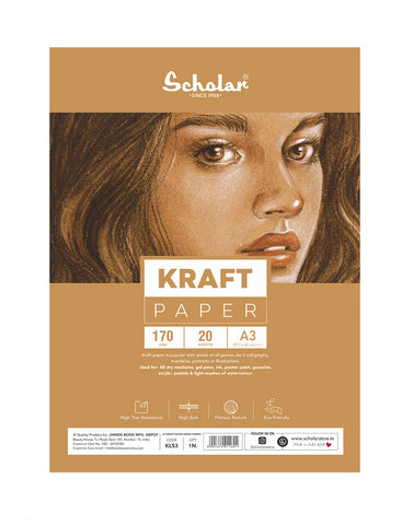 A3 KRAFT PAPER LOOSE SHEETS (KLS3) - 170 GSM (Set of 2)
