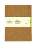 A6 KRAFT NOTEBOOK - UNRULED (Pack of 10) (KNB1P)
