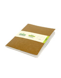 A5 KRAFT NOTEBOOK - UNRULED (Pack of 5) (KNB2P)