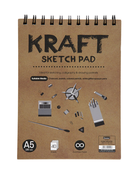 A5 KRAFT SKETCH PAD (PACK OF 2) (KSP2)