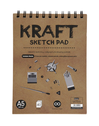 A5 KRAFT SKETCH PAD (PACK OF 2) (KSP2)