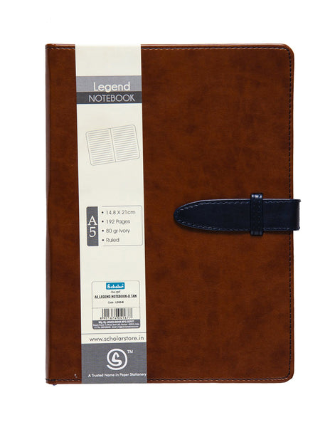 A5 LEGEND NOTEBOOK - DEEP TAN (LEG2-A)