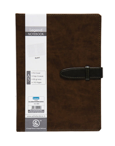 A5 LEGEND NOTEBOOK - COFFEE (LEG2-D)