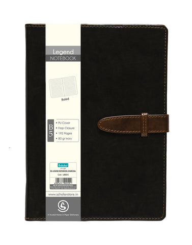 B5 Legend Notebook - Charcoal (LEG3-C)