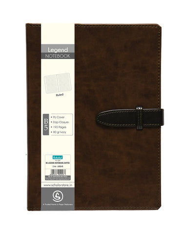 B5 Legend Notebook - Coffee (LEG3-D)