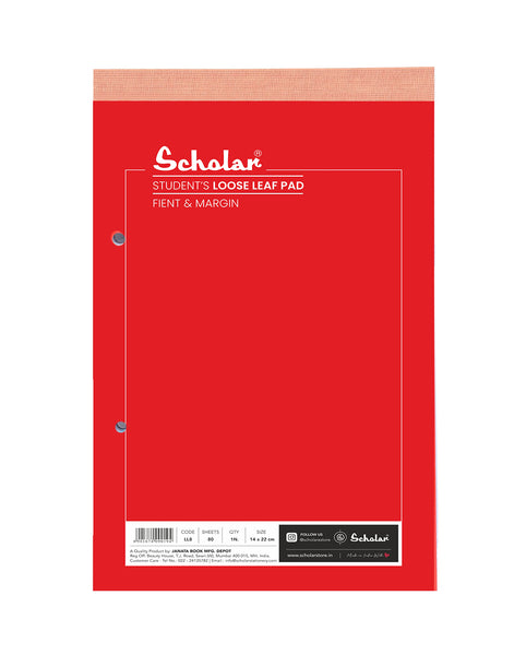A5 STUDENT LOOSE LEAF PAD (Pack of 5) (LL8)