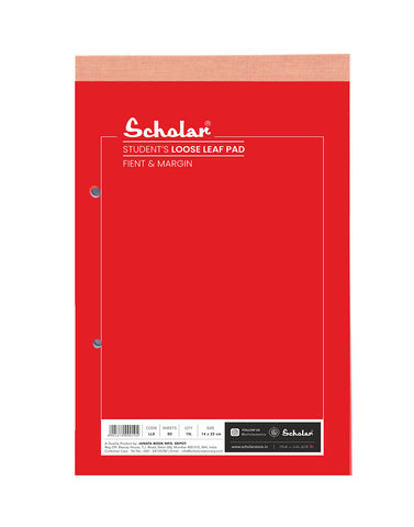 A5 STUDENT LOOSE LEAF PAD (Pack of 5) (LL8)