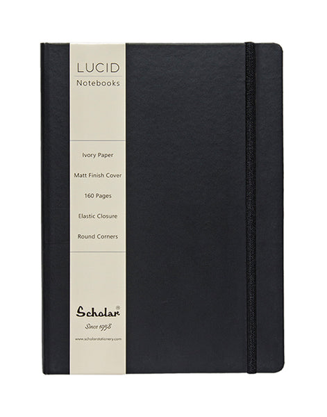 A5 LUCID NOTEBOOK - BLACK (LUC2-BK)