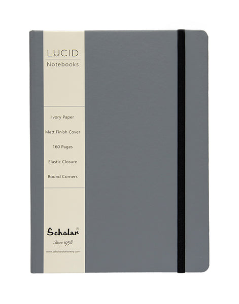 A5 LUCID NOTEBOOK - GREY (LUC2-GY)