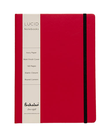 A5 LUCID NOTEBOOK - RED (LUC2-R)