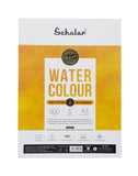 Scholar 100% Cotton Watercolour Paper 300 gsm Hot Pressed A3 5 Sheets (PHL3)