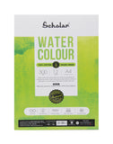 Scholar 100% Cotton Watercolour Pad 300 gsm Rough Grain A4 12 Sheets (PRP4)
