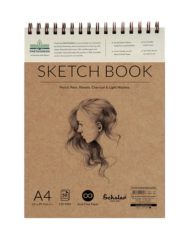 A4  PARYAVARAN SKETCH BOOK (PSB4)