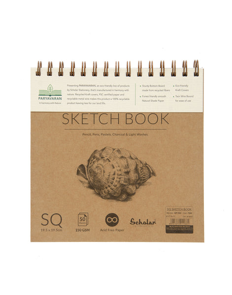 SQ PARYAVARAN SKETCH BOOK (PSB6) (PACK OF 2)