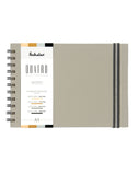 Scholar A5 Quatro Sketchbook (4-in-1 Toned Sheets with Kraft, Black, Grey, and Beige Paper) (QTR2)