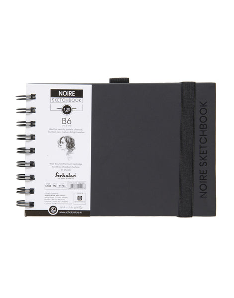 B6 Noire Sketchbook (Set of 2) (SJW5)