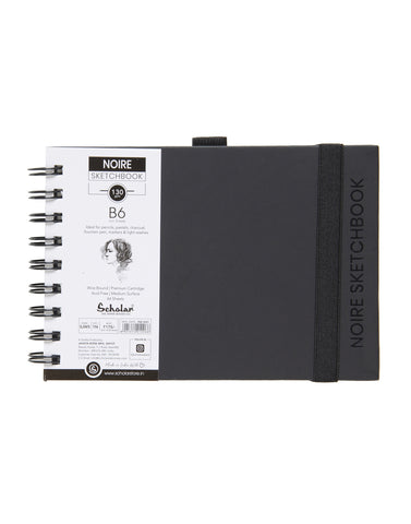 B6 Noire Sketchbook (Set of 2) (SJW5)